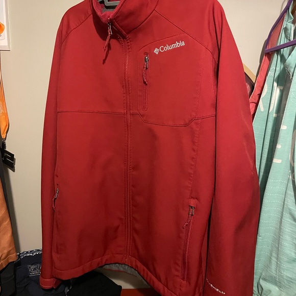 Columbia Other - Columbia Omni-Shield Men's Large Bold Red Performance Jacket